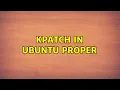 Kpatch in Ubuntu Proper