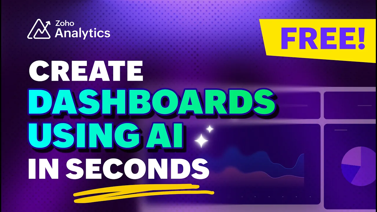Zoho Analytics — Zoho Analytics — Turn Messy CSV Files Into Interactive Dashboards (YouTube video ad)