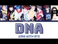Lagu KARAOKE BTS DUET | DNA | 8 Members | Easy lyrics and Backing vocals