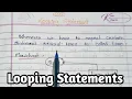 Looping Statements in Java CodewithJaveed
