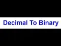 Decimal to Binary Concept In Hindi Iterative and Recursive Program Vector STL