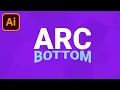 How To Arc Bottom Of Text In Adobe Illustrator