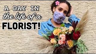 Day in the Life of a FLORIST Come to Work With me at the Flower Shop
