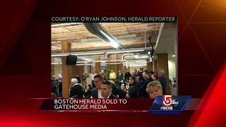 Boston Herald files for bankruptcy agrees to be purchased