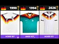 Germany National Team Home Away Kits Full World Cup Jersey History 1934 2026