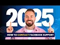 HOW TO Contact Facebook Support 2025 Edition