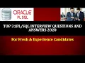 TOP 31 Interview Questions And Answers 2020 For Fresh Experience Candidates