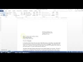 How to Format a modified block letter