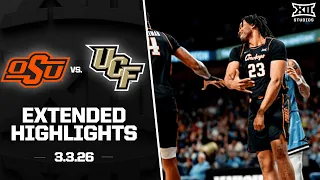 Oklahoma State vs UCF Extended Highlights 2025-26 Big 12 Men s Basketball