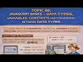 Topic 66 JavaScript Basic Data Types Variables Constants And Conversion Between Data Types