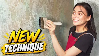 Uneven Walls? Try This NEW Decorative Plaster Technique!