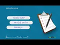 How to create a To-do App using NodeJS 5 - Frontend Templating