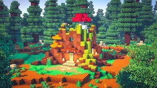 Minecraft | How to build a Tree Stump House