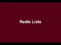 Redis lists Redis CLI Tutorial Complete Course