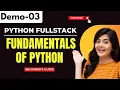 Python FullStack Demo 03 Fundamentals Of Python Beginner s Guide 91 9652532383