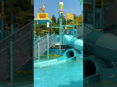 Big wave pools, real ocean wave #waterslide #waterparkhyderabad #waterpark #playingslide
