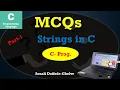 Strings In C programming language Part1 Strings predefined functions GATE PET MCQs