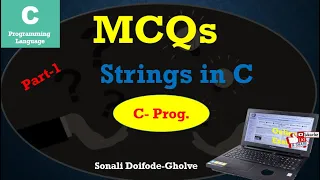 Strings In C programming language Part1 Strings predefined functions GATE PET MCQs