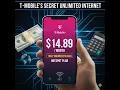 CHEAP UNLIMITED 5G Data T-Mobile Hotspot Plan for Only 14