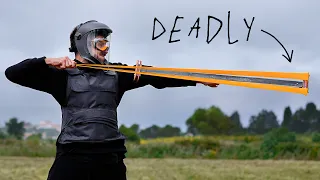 I Built an Extremely Powerful Slingshot