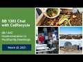 SB 1383 Chat with CalRecycle - SB 1383 Implementation in Multifamily Dwellings