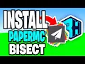 How To Install Papermc On Bisecthosting Server - Tutorial