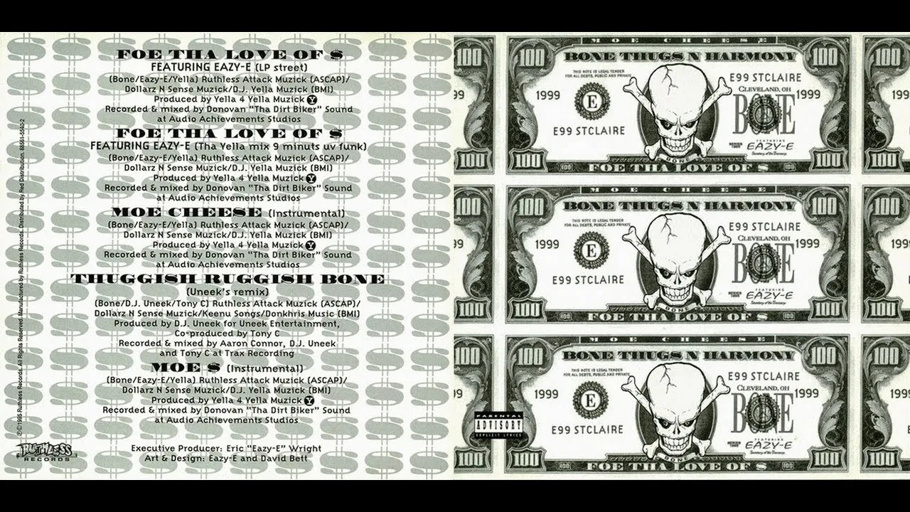 Bone Thugs-N-Harmony feat. Eazy-E - Foe tha Love of $ (True Crime: Streets of LA Soundtrack)[Lyrics]