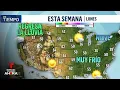 Pronostican mas lluvias en Washington y menos frio en gran parte del pais Noticias Telemundo