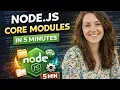 Node js Core Modules Explained in 5 Minutes FS HTTP Path OS Events Stream More