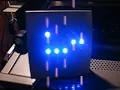 Crystal Blue Powers of 2 Binary Clock in action true binary mode