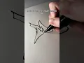 How to write M Graffiti