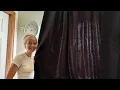 Honest Review Black Blackout Curtains 54 inch Length 2 Panels Set Rod Pocket Room Darkening Drapes