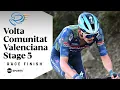 Lagu THE FIRST OF MANY! 😮‍💨 | Men's Volta Comunitat Valenciana Stage 5 Final KM's | TNT Sports Cycling