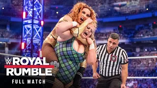 full match becky lynch vs doudrop raw womens title match royal rumble 2022