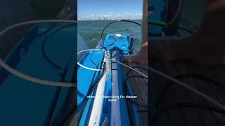 How we make water on a sailboat! Salt to fresh water 💧 #sailboatlife