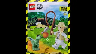 LEGO Instructions | Jurassic World | 122409 | Robert Muldoon and Raptor | Magazine Gift