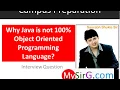 Why Java is not 100 object oriented programming language Hindi