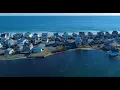Wells Beach at High Tide in January 4K