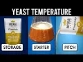 Yeast Temperature - Storage Starters and Pitch exBEERiments