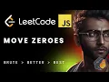 Move Zeroes Two-Pointer Snowball Method Live Coding in LeetCode