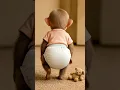 Baby Monkey Farts for the First Time 💨 His Reaction Is Everything 😂 #shorts