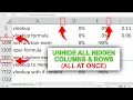 Excel Unhide All Columns How To Unhide All Hidden Columns Rows in Excel
