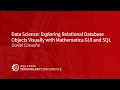 Data Science Exploring Relational Database Objects Visually with Mathematica GUI and SQL