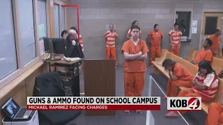 Guns ammo found on campus of Albuquerque school