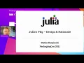Julia s Pkg - Design Rationale