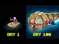 I Survived 100 Days on a VOID SHIP