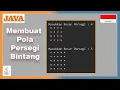 Program Java Membuat Pola Persegi Bintang
