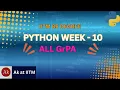 IITM BS Degree Python Week - 10 GrPA 1