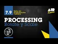 PROCESSING 7 9 Rotate and Scale In Spanish