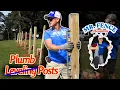 How to Set and Plumb Level Fence Posts Wood Fence